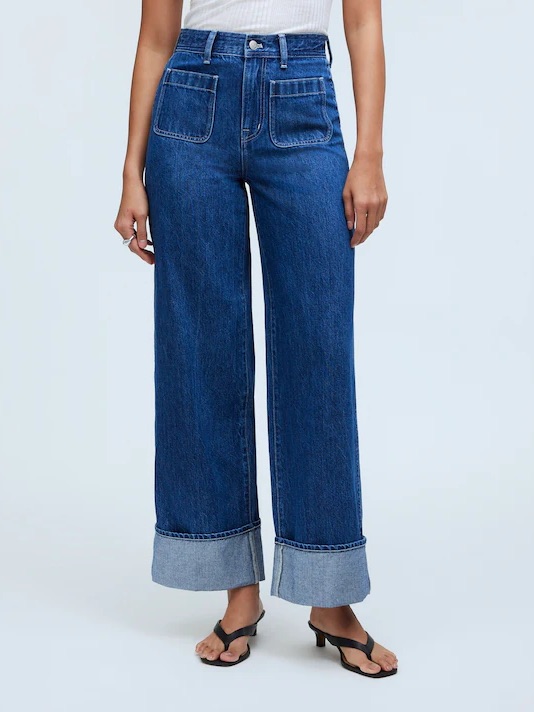 Madewell | Superwide-Leg Jeans In Hewett Wash: Airy Denim Edition